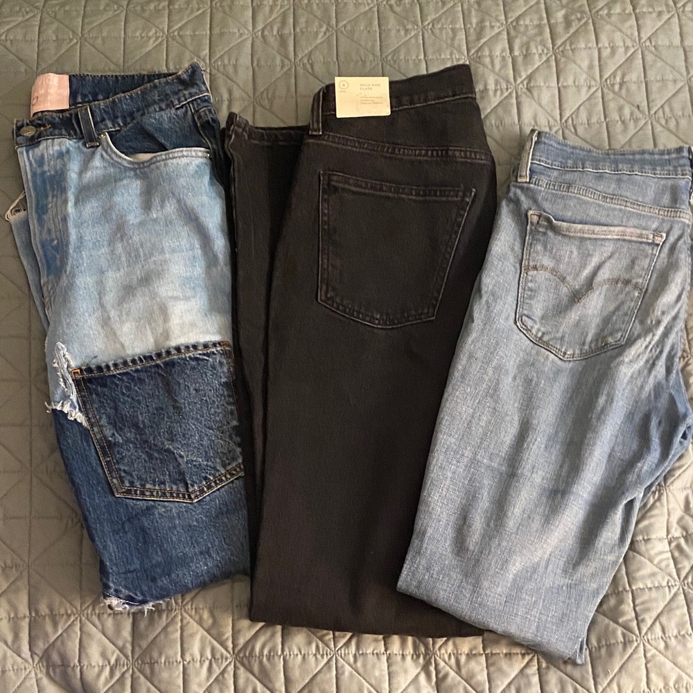 Levi's Women's Jeans - Blue, Black, Light Blue